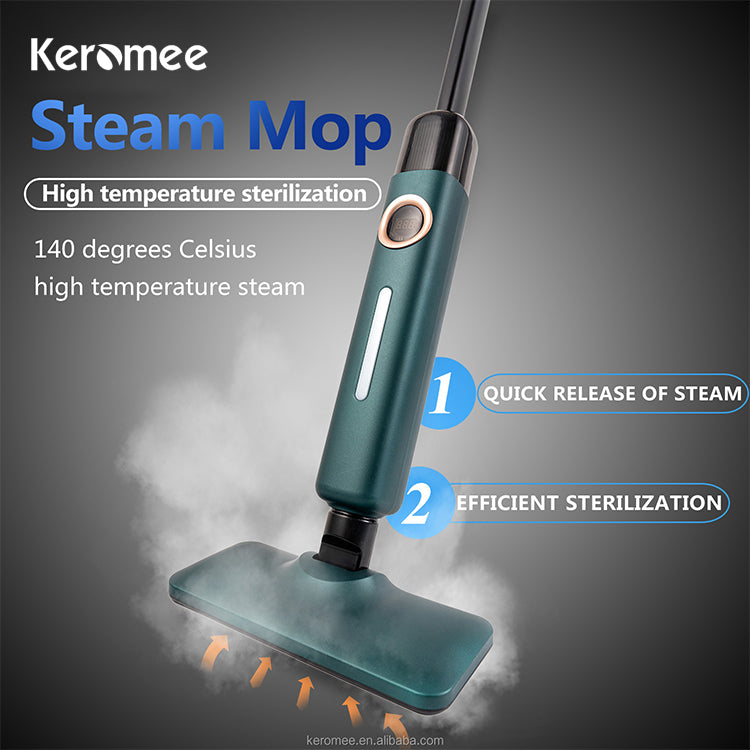 Keromee Commercial Steam Mop MS-100: Mastering Hardwood and Tile Floors with Effortless Brilliance .