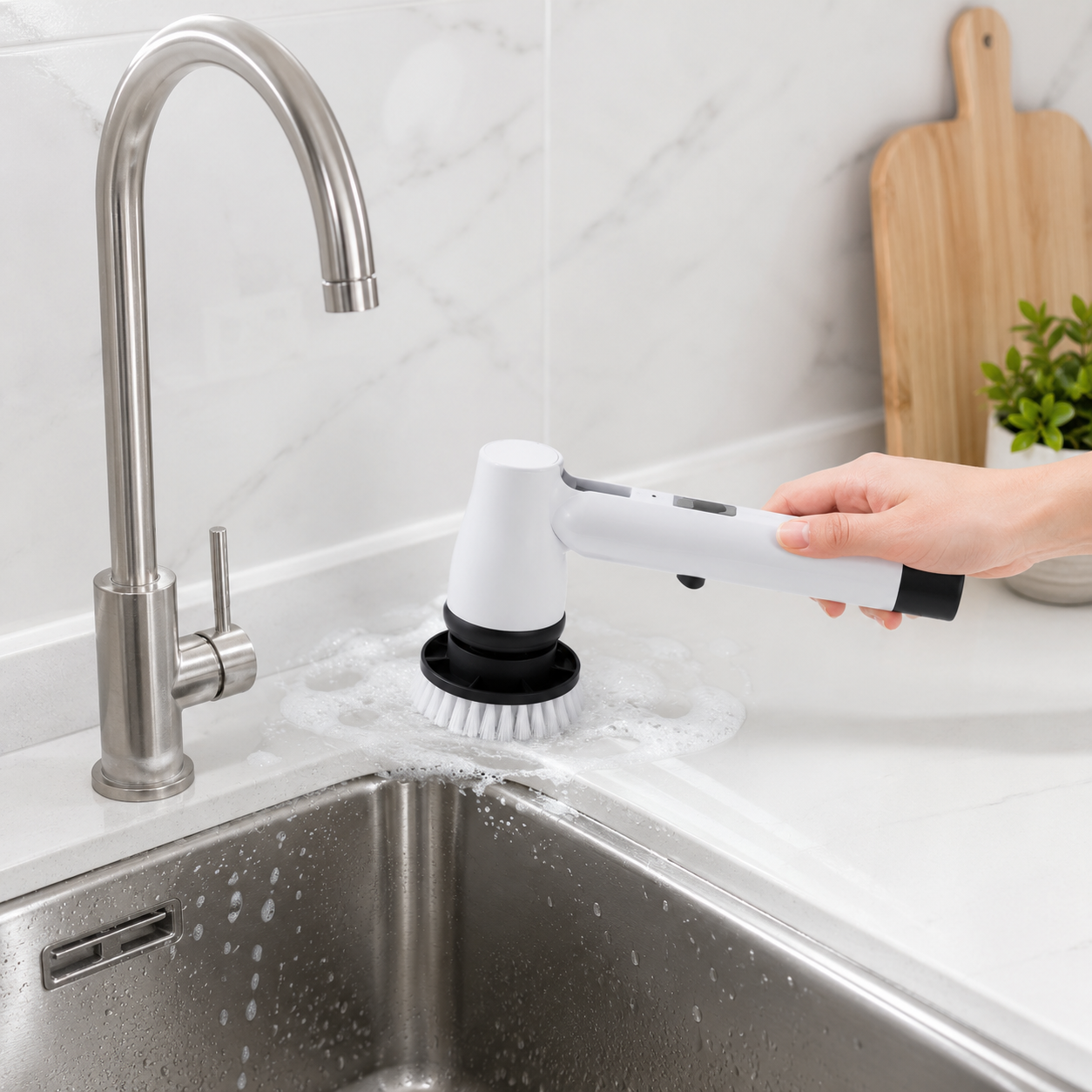 Keromee Handheld Household Electric Cleaning Brush WS101
