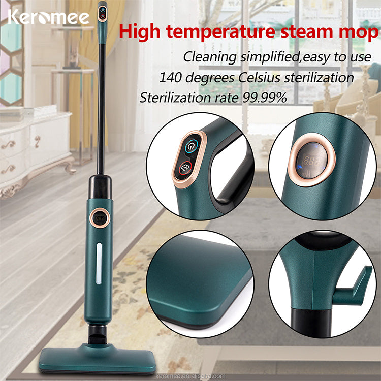 Keromee Commercial Steam Mop MS-100: Mastering Hardwood and Tile Floors with Effortless Brilliance .
