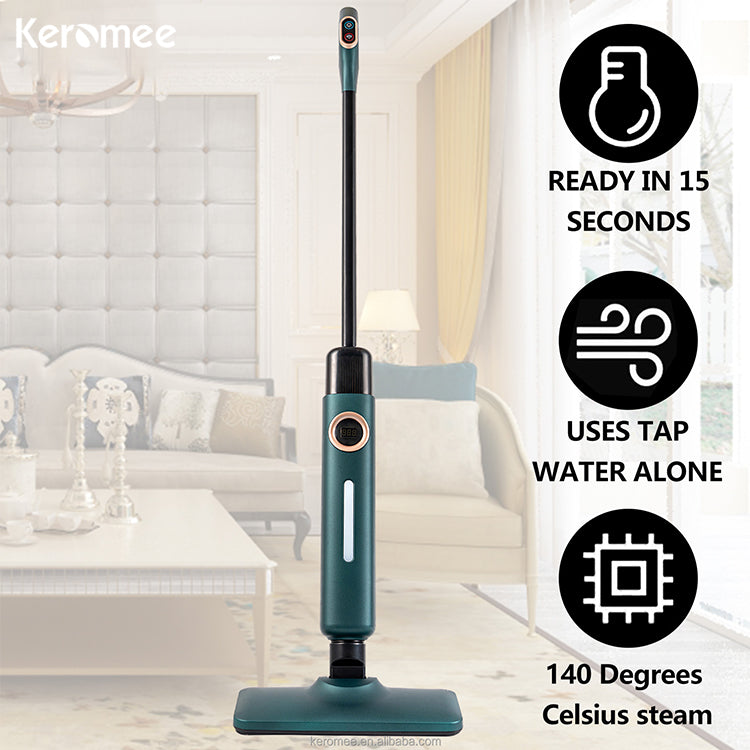 Keromee Commercial Steam Mop MS-100: Mastering Hardwood and Tile Floors with Effortless Brilliance .